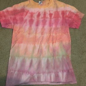 Homemade tye-dye tee